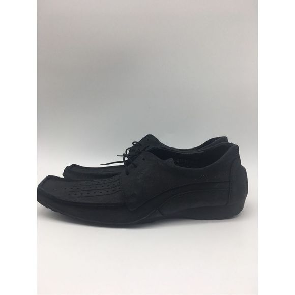 Faro Style  Dress Shoe genuine leather loafers Black Size 42 8 Pre Owned main image 5